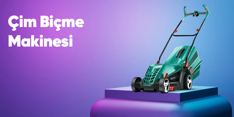 Çim biçme makinesi