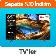 Seçili Televizyonlarda %10 Sepet İndirimi