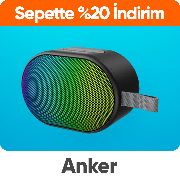 Anker Hoparlörlerde Sepette %20 İndirim