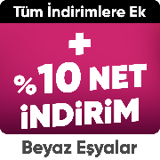 Beyaz Eşyalarda Tüm İndirimlere Ek Sepette %10 Net İndirim