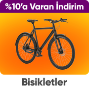 Bisikletlerde  Sepette %15'e varan indirim