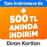 Ekran Kartlarında 1000 TL Kupon Fırsatı