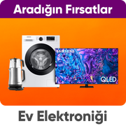 Küçük ev aletleri, beyaz eşya ve TV'lerde  aradığın fırsatlar