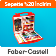 Faber Castell Boyalarda Sepette %20 İndirim