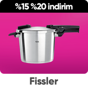 Fissler ürünlerinde Sepette %15-%20 İndirim