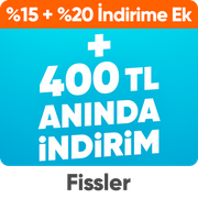 Fissler ürünlerinde Sepette %15-20 indirim ek 400 TL Kupon