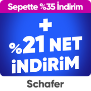 Schafer ürünlerinde Sepette %35 net indirim  