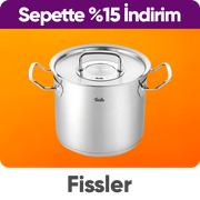 Fissler Ürünlerinde Sepette %15 İndirim