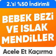 Bebek Bezi ve Islak Mendillerde 2. Ürüne %50 İndirim (CMS)