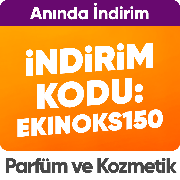 Parfüm ve Kozmetik Ürünlerinde Tüm İndirimlere Ek Anında İndirim