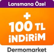 Lansmana özel  çok sevilen markada anında 100 TL indirim*