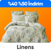 Linens ürünlerinde Sepette %40-%50 indirim