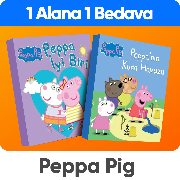 Peppa Pig çocuk kitaplarında 1 alana 1 bedava