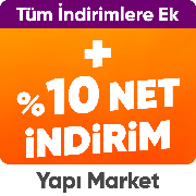Yapı Market Ürünlerinde Tüm İndirimlere Ek Sepette %10 Net İndirim
