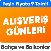 Bahçe ve balkonlarda alışveriş günleri