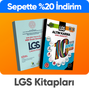 LGS Kitaplarında Sepette %20 İndirim