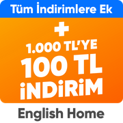 English home 1000 tlye 100 tl indirim