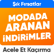 modada aranan indirimler