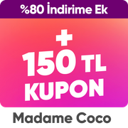 Madame Coco Sepette %80 indirime ek  150 TL indirim kuponu