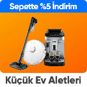 Küçük Ev Aletlerinde Seçili Ürünlerde Sepette %5 İndirim Fırsatı 