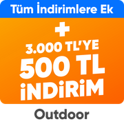 Outdoor ürünlerinde 3000 TL'ye 500 TL İndirim