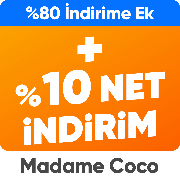 MADAME COCO Sepette %80 indirime ek %10 indirim