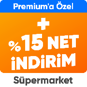 Süpermarket ürünlerinde 750 TL üzerine sepette %15 indirim