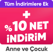 Anne çocuk %10 net indirim