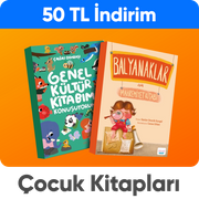 Çocuk kitaplarında  400 TL'ye 50 TL anında indirim