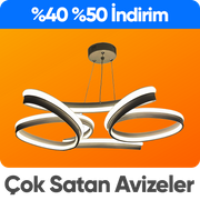 En Şık Avizelerde %40-%50 İndirirm Fırsatı