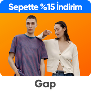 Sepette %15 indirim