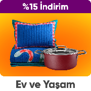 Ev yaşam %15 net indirim