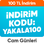 100 TL İndirim  İndirim Kodu: YAKALA100