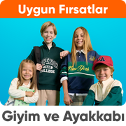 Giyim, ayakkabı ve çantalarda fırsatlar