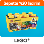 LEGO® Yapım Setlerinde Sepette Net %20 İndirim