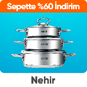 Nehir ürünlerinde sepette %50 indirim