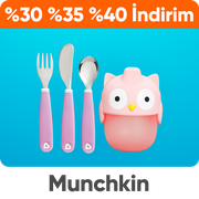 Munchkin Bebek Beslenme Gereçlerinde indirim