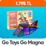 Go Toys Go Magna-Tiles 72li Manyetik Yapı Blokları Original - Mıknatıslı Eğitici Oyuncaklarda 1795TL