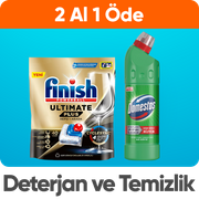 Deterjan ve temizlik ürünlerinde  2 al 1 öde fırsatı