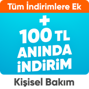 Kişisel bakım ürünleri 100 TL İndirim 