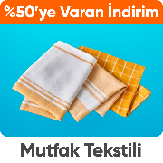 Mutfak Tekstilinde %50'ye Varan İndirim