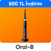 Oral-B Seçili Elektrikli Diş Fırçalarında 500TL Kupon