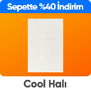 Cool Halı Ürünlerinde Sepette %40 İndirim