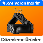 Saklama Düzenleme Ürünlerinde Sepette %35'e Varan İndirim