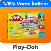 Oyun Hamurlarında Sepette Net %15'e Varan İndirim
