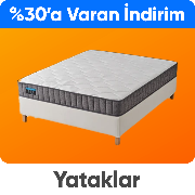 Yataklarda Sepette %30'a Varan İndirim