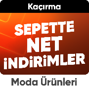 moda ürünleri sepette net indirimler