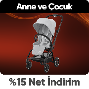 Anne Çocuk Ürünlerinde Tüm İndirimlere Ek %15 İndirim