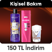 kişisel bakım 750ye 150 kupon