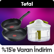 Tefal Ürünlerinde %15 e Varan İndirim 